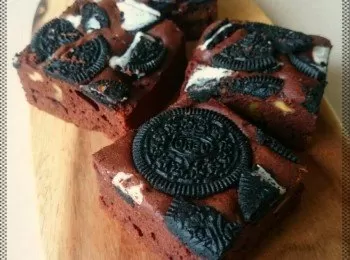 Oreo Dark Chocolate Brownie 