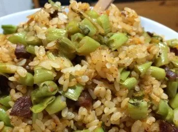 潤腸泡菜炒飯 (無油版)