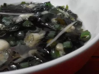 紫菜牡犡（蚵仔）湯【澎湖野生水產】