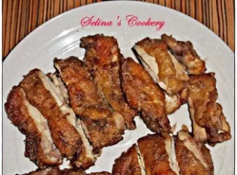 【日本芥末脆雞扒】