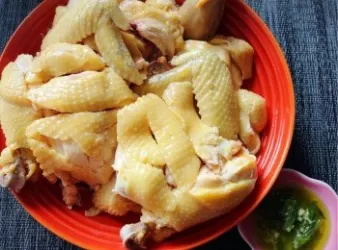 超嫩滑白切黄油雞