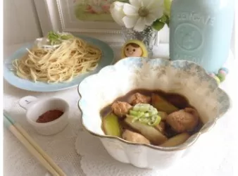 鳥南蠻沾麵