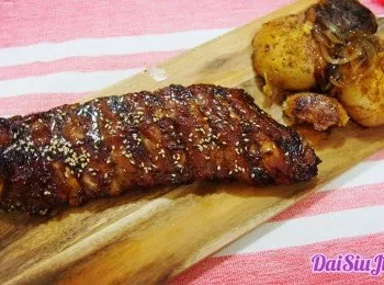 韓式燒豬肋骨Baby Back Ribs in Korean