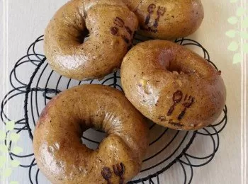 粒粒檸檬紅茶bagel