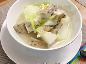 《鯪魚肉、蘿蔔清湯》