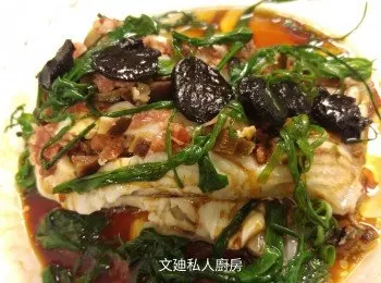 黑蒜麒麟蒸鯇魚腩【黑蒜健康新煮意】