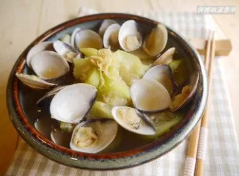 蛤蠣絲瓜清酒蒸❤懶人電鍋料理