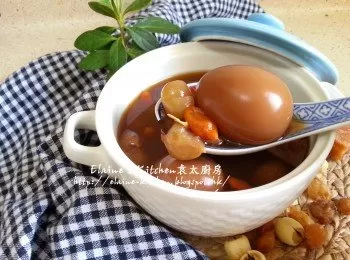 桑寄生蓮子圓肉蛋茶