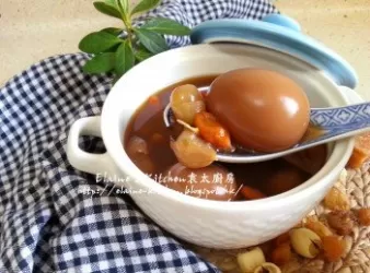 桑寄生蓮子圓肉蛋茶