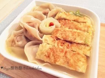 餃子素鴨浸時蔬