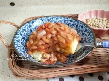 自家製茄汁豆拌雞蛋豆腐