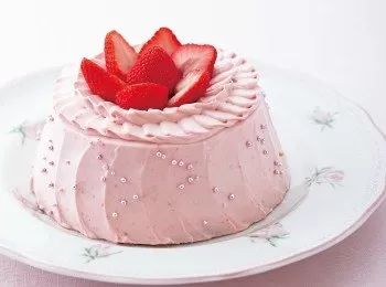東販小食堂 粉紅百褶蛋糕