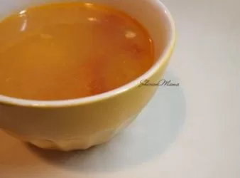 番茄三文魚頭薯仔豆腐湯*