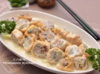 【豆渣鮻魚肉釀豆卜】