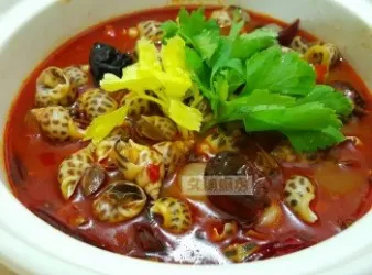 辣酒煮花螺