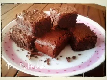 布朗尼Brownie[超簡單食譜]