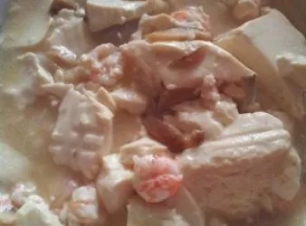 甜蝦刺身豆腐鍋