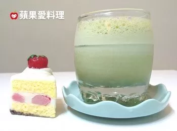 抹茶豆漿（15秒。自製手搖飲料）