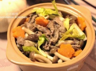 【薑汁肥牛煲】
