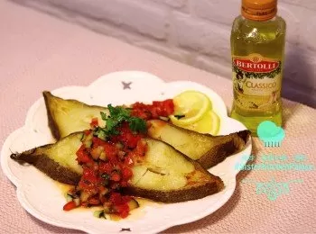 蕃茄莎莎醬配比目魚【百得利健康油你話事】